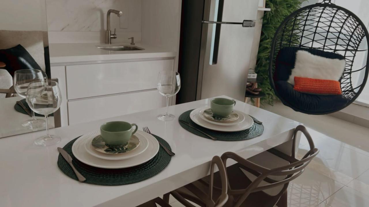 Lindo Flat Easy Life Daire Goiânia Dış mekan fotoğraf